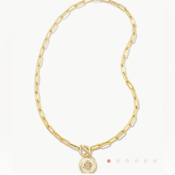 Kendra Scott Jewelry - Kendra Scott Brielle Convertible Medallion Chain Necklace in Gold